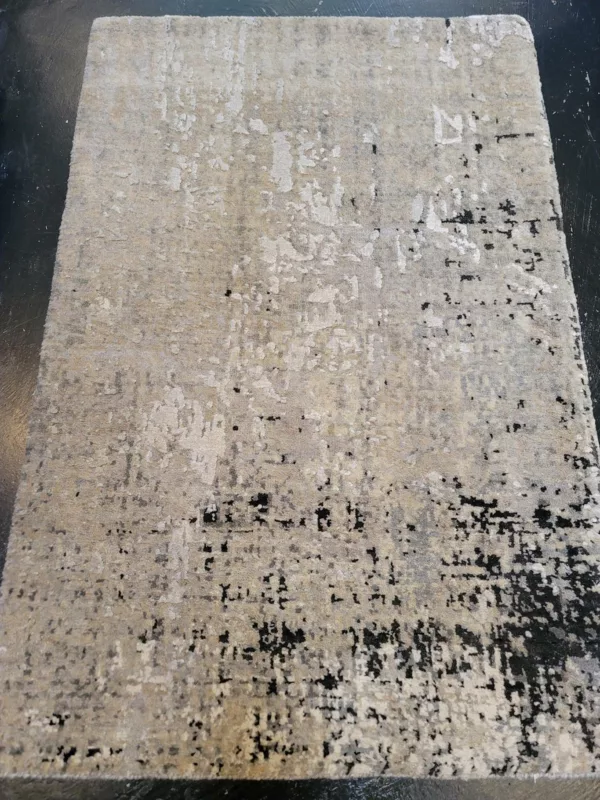 2' 00" x 3' 01" Canva Indian Rug