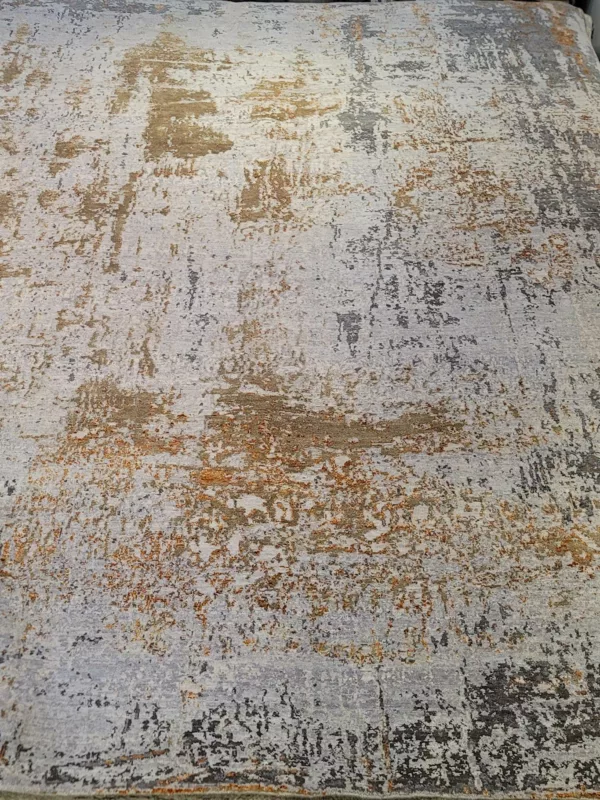 8' 10" x 11' 11" Monarch Grey Copper Rug