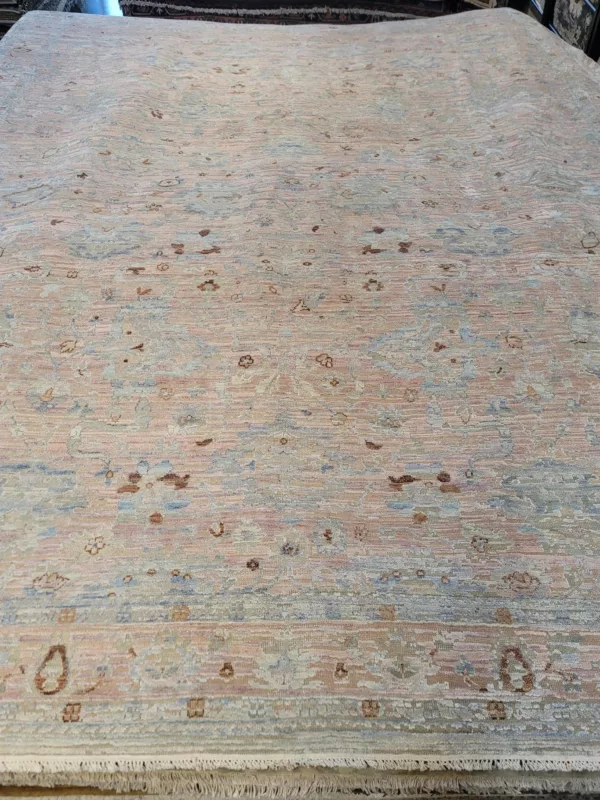 9' 00" x 12' 01" Canterbury Silk Rug - Image 2