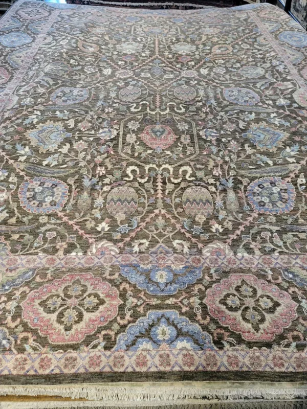 8' 11" x 11' 10" Windsom Brown Rug - Image 3