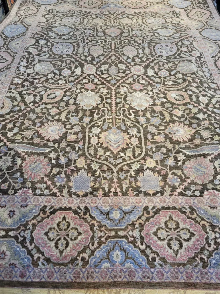 8' 11" x 11' 10" Windsom Brown Rug