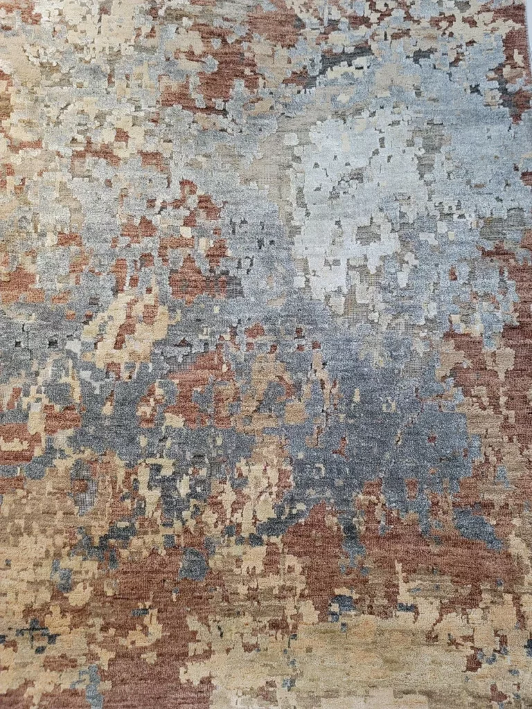 8' 10" x 11' 07" Canterbury Grey Rust Rug