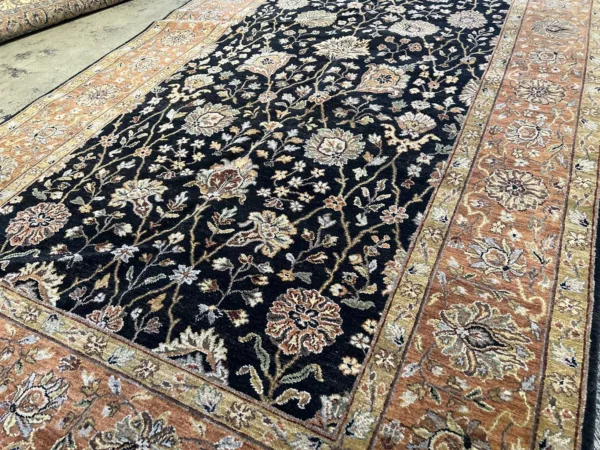 6' 00" x 8' 09" Indian hand knotted Rug - Image 2