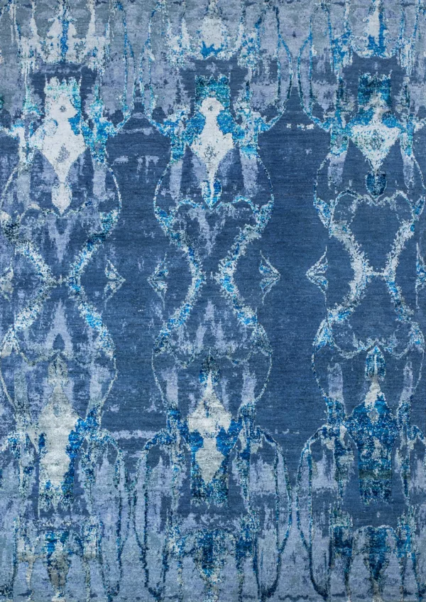 5' 04" x 8' 00" Hand knotted Emerald Rug