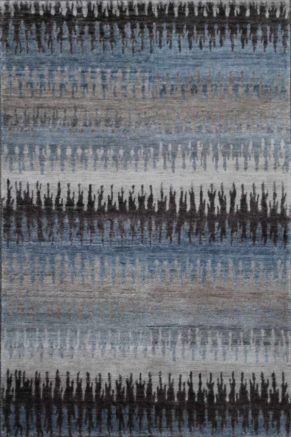 2' 00" x 3' 00" Indian Viscose And Cotton Rug