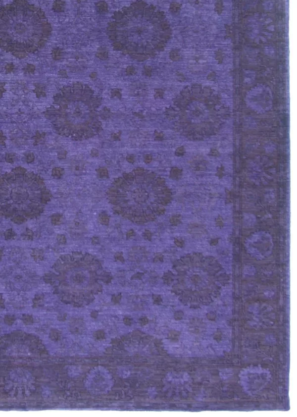 6' 00" x 8' 08" Overdyed Wool – Indigo Collection Rug - Image 2