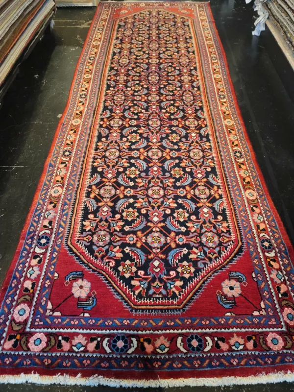 3' 11" x 11' 09" Old Persian Kurdish Rug