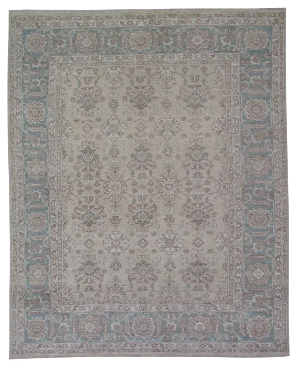 7' 06" x 9' 03" Fabric Wash Oushak Rug