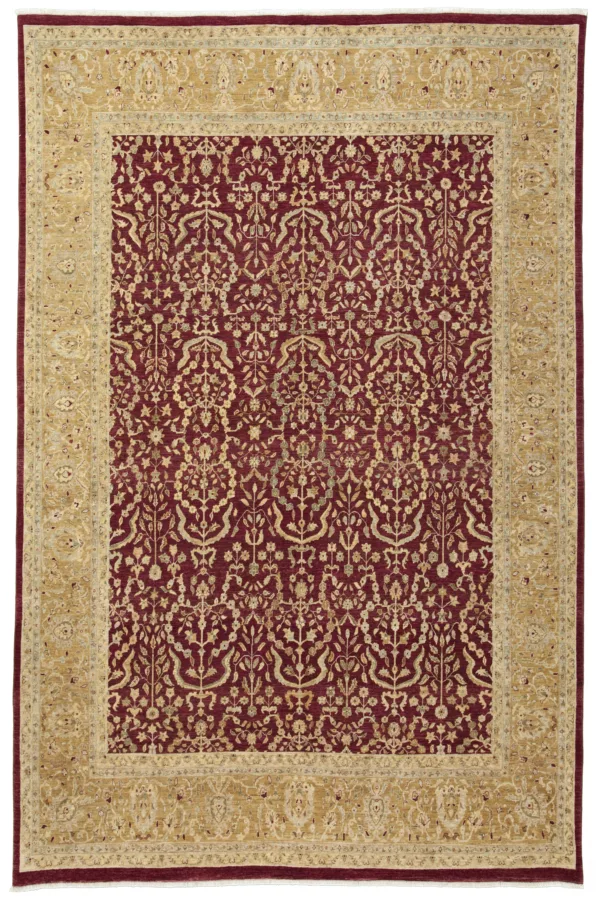 8' 08" x 11' 01" Pakistan Ottoman Rug Collection