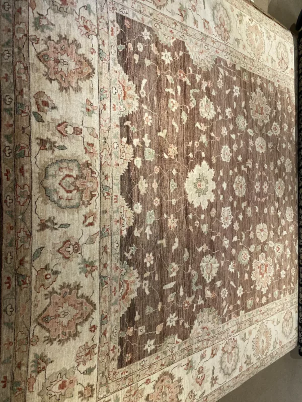 9' 00" x 12' 03" PVD Kazak Wool Rug – Hand Knotted in Pakistan - Image 2