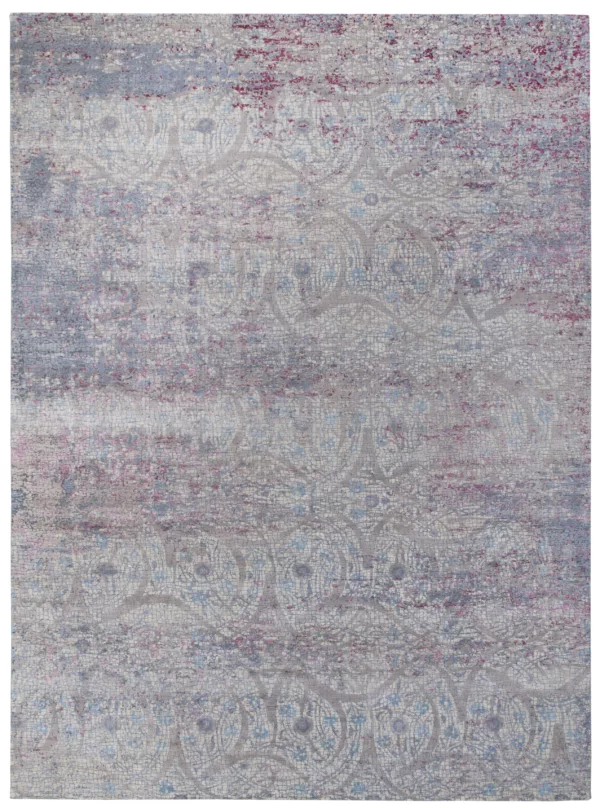5' 10" x 9' 04" Pearl Collection Wool & Silk Rug – Hand Knotted in Pakistan