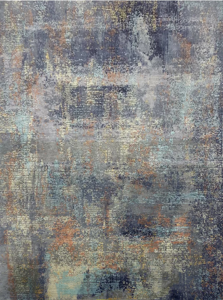 2' 00" x 2' 11" Wool & Silk