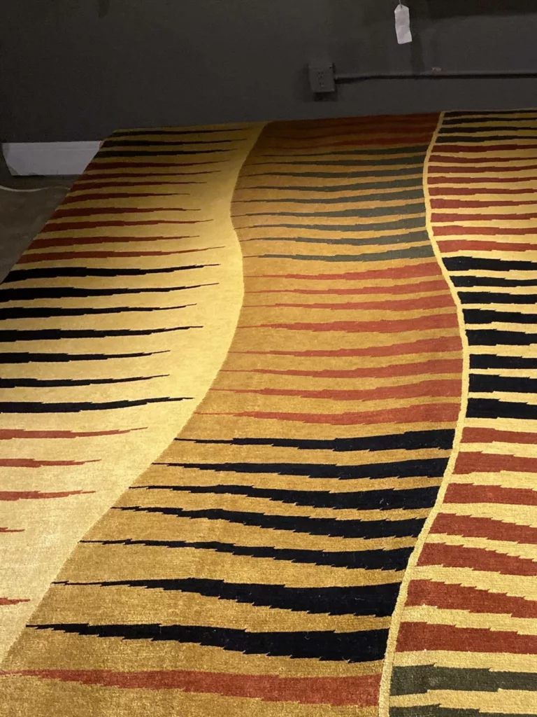 8' 00" x 10' 09" Modern Hand-Knotted Wool Rug – Made in India