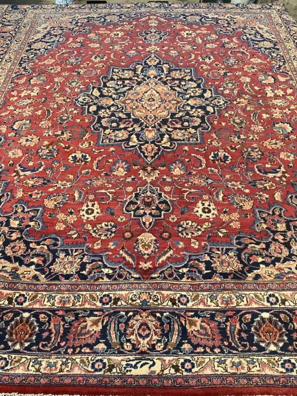 9' 00" x 12' 00" Kashan Persian Rug
