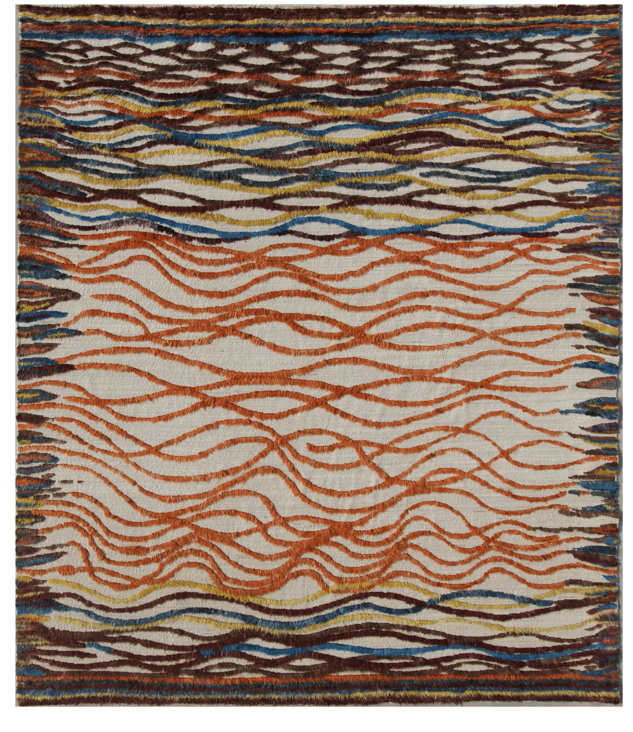 8' 02" x 9' 10" Afghanistan Souf Rug Collection