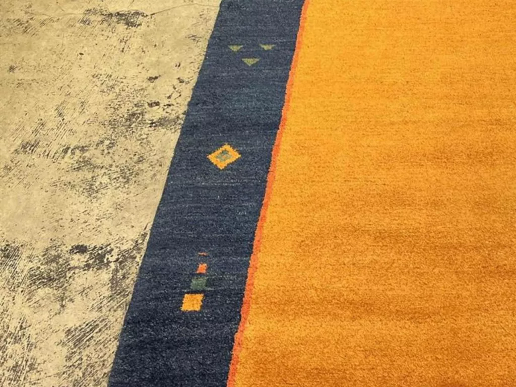 5' 00" x 6' 08" Persian Gabbeh Wool Rug – Hand Knotted from Iran