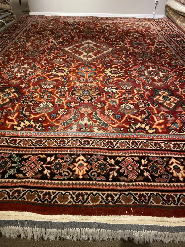 9' 00" x 12' 03" Bibicabad Old Persian Rug