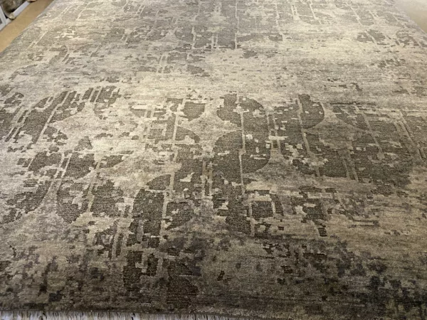 9' 02" x 12' 02" Indian hand knotted Rug