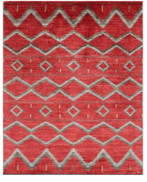 6' 01" x 8' 11" South West Collection – Hand Knotted Wool Rug from Afghanistan