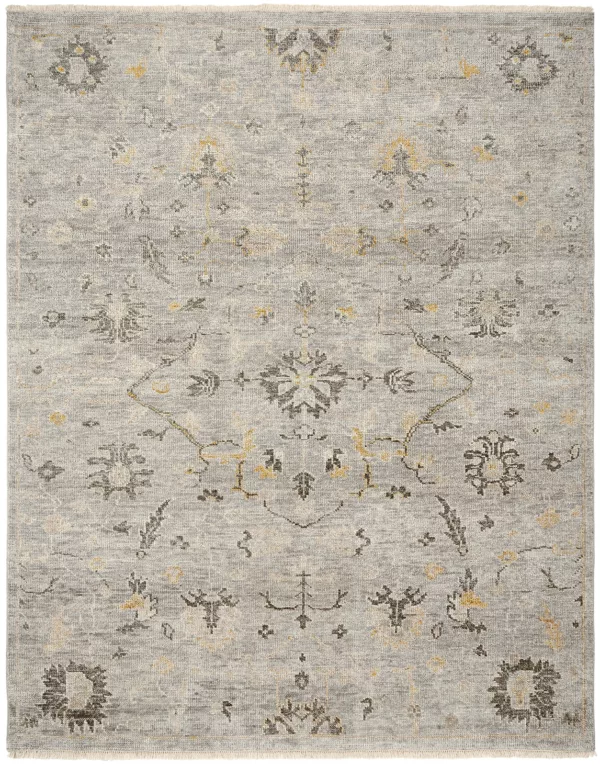 2' 00" x 3' 00" Hand Knotted Wool Rug from India – Kal Collection, Design LL-749