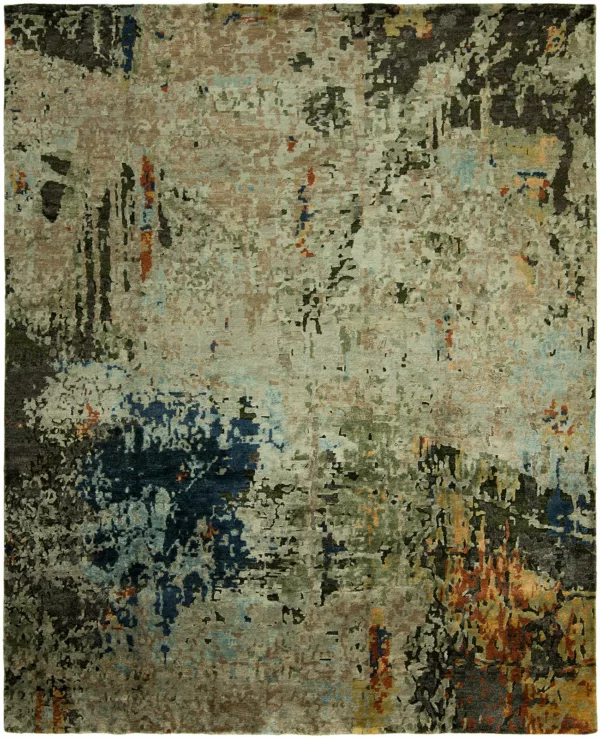 2' 00" x 3' 00" Luxurious Viscose Rug from India – Kal Collection