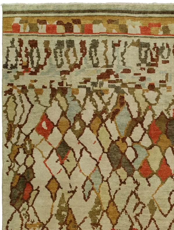 2' 00" x 3' 00" Hand Knotted Wool Rug from India – Kal Collection - Image 2