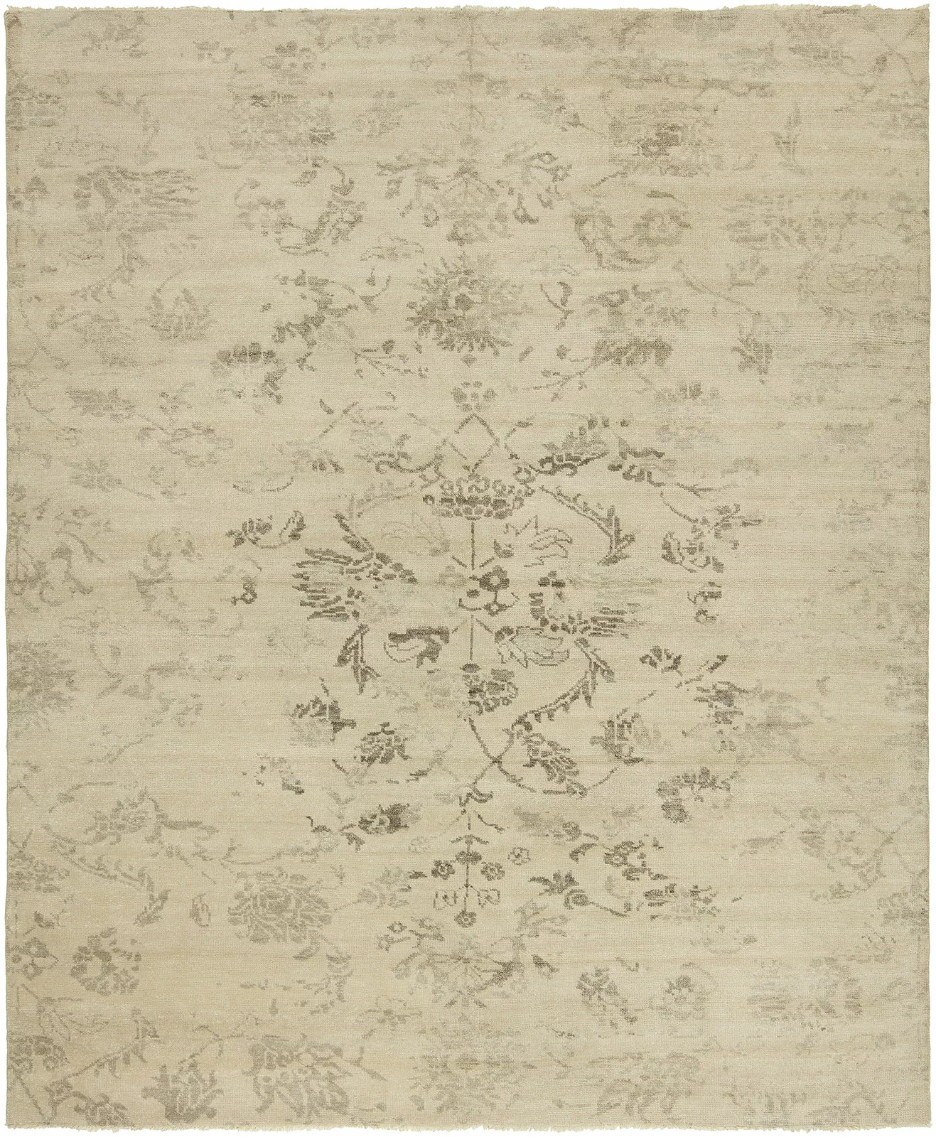 2' 00" x 3' 00" Classic Hand Knotted Wool Rug from India – Kal Collection