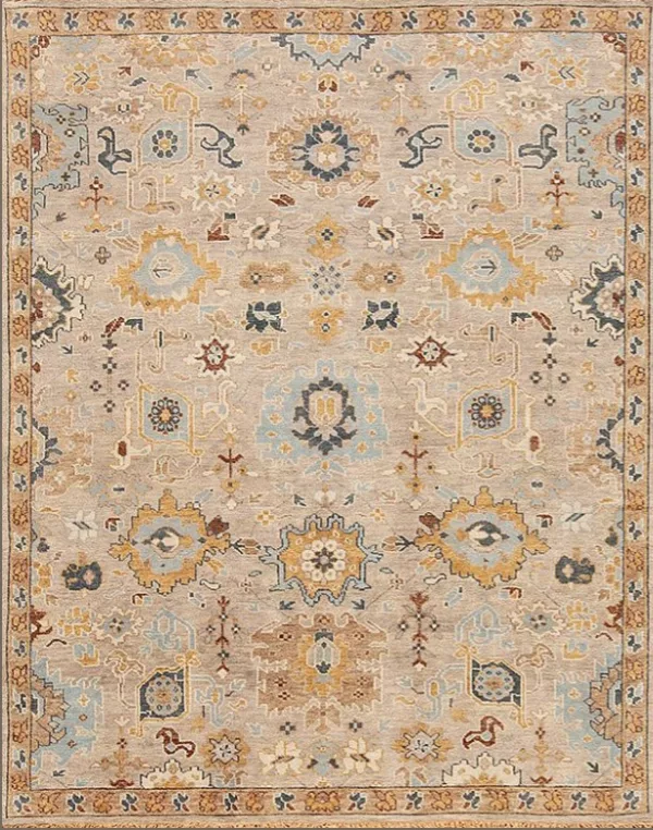 2' 00" x 3' 00" Greige Indian Rug