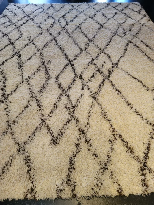9' 02" x 12' 00" Wool Modern Indian Rug