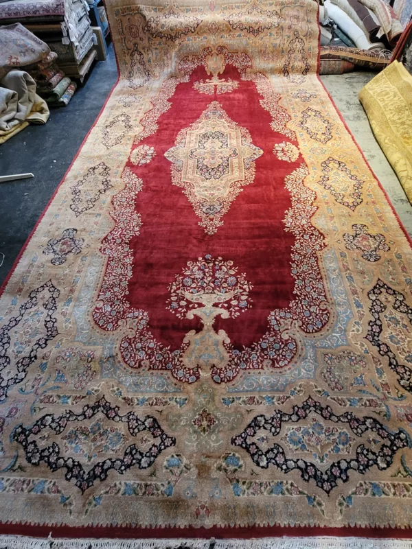 10' 08" x 21' 09" Old Persian Rug