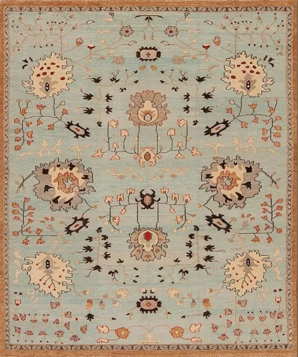 8' 01" x 9' 10" Wool Caspian Rug