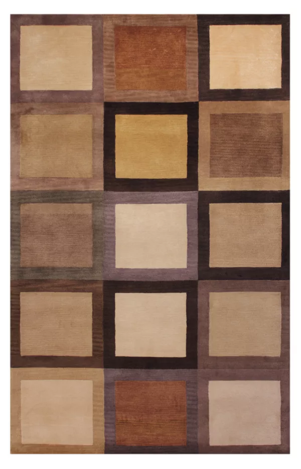 5' 00" x 8' 00"  Indian Deco Rug