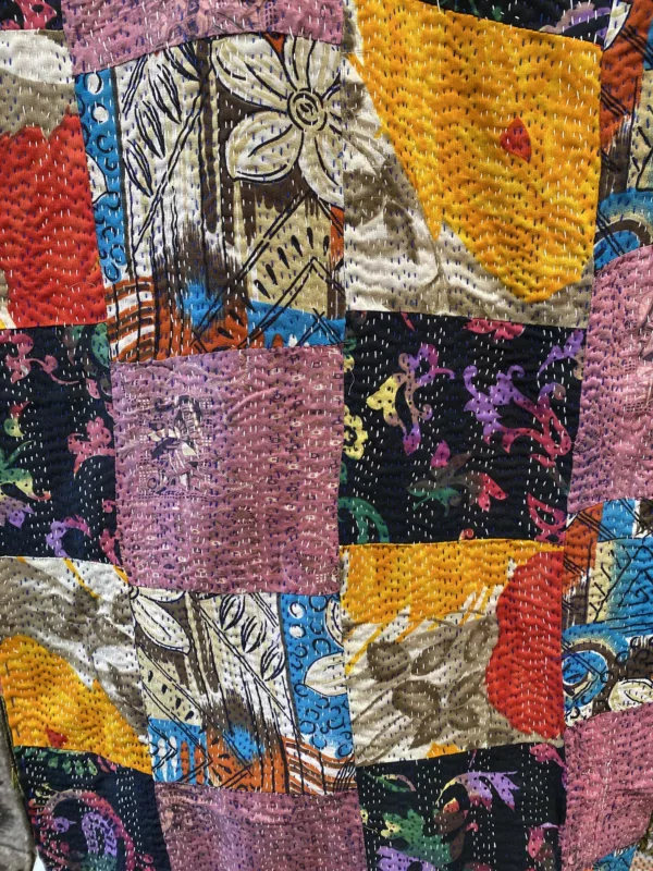 1' 05" x 7' 00" Multi Color Indian Rug