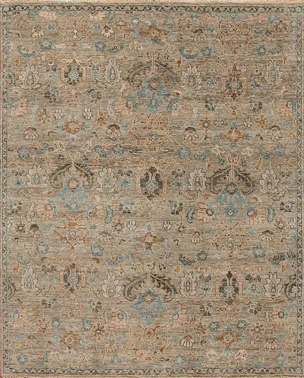 2' 00" x 3' 00" Moonstone Pewter Rug