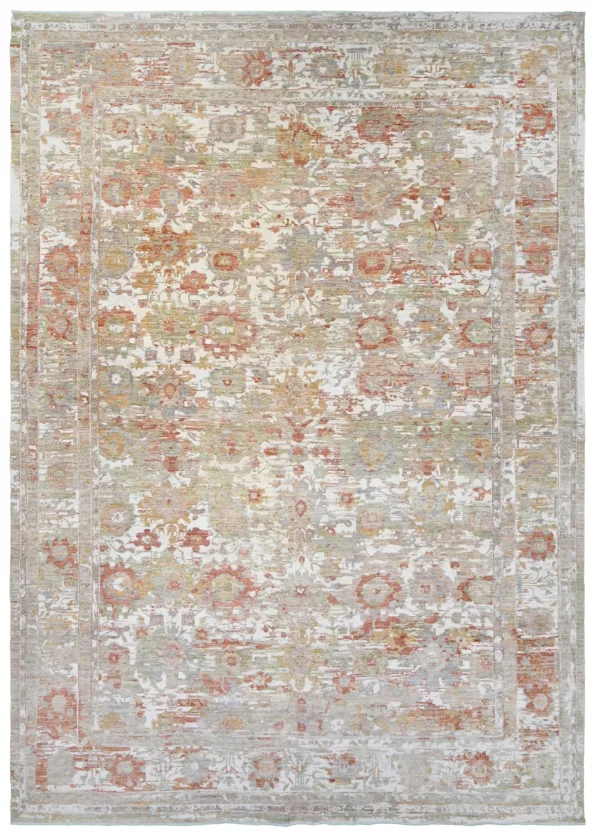 13' 09" x 19' 07" Wool Indigo Rug